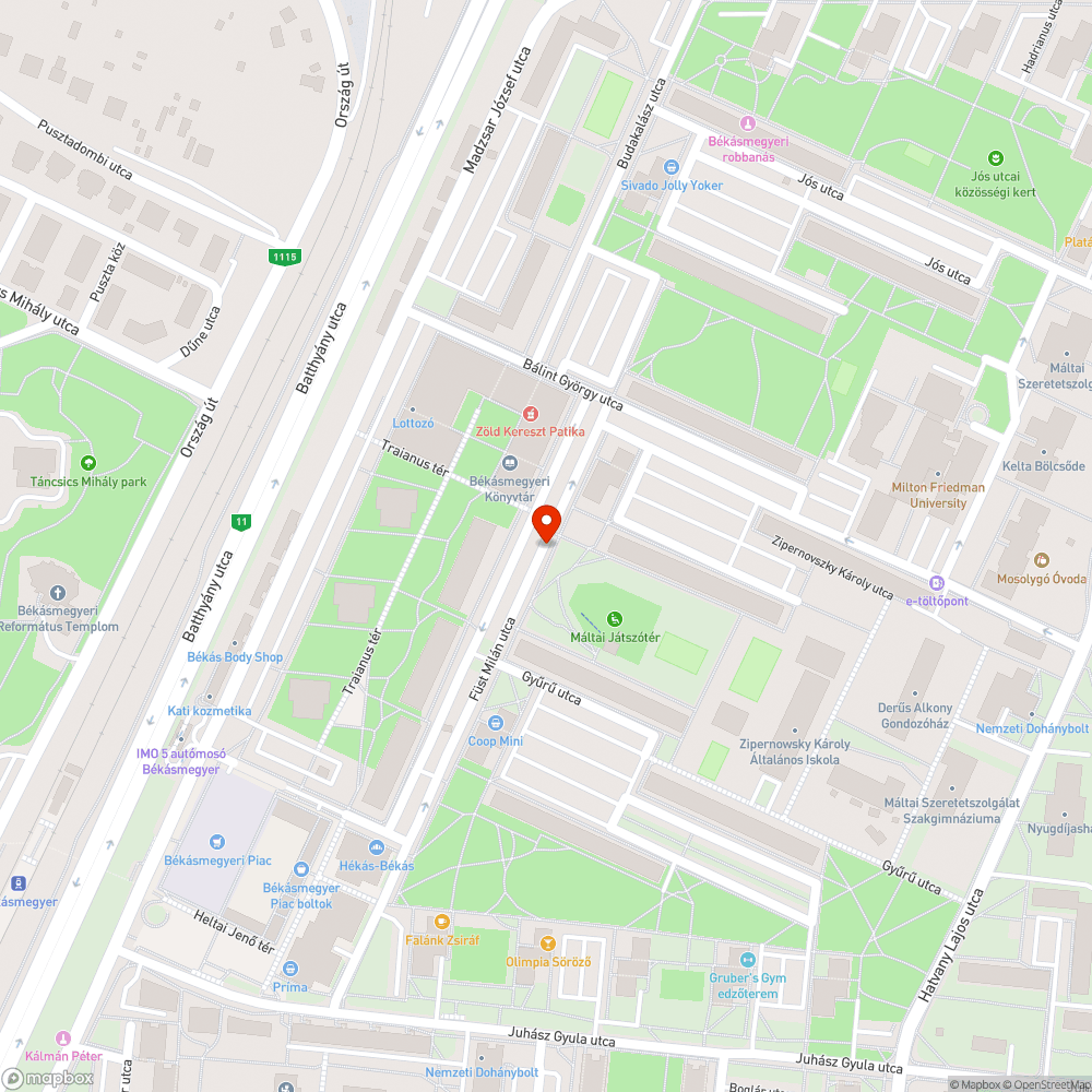 Széteső szemetes bejelentés helye