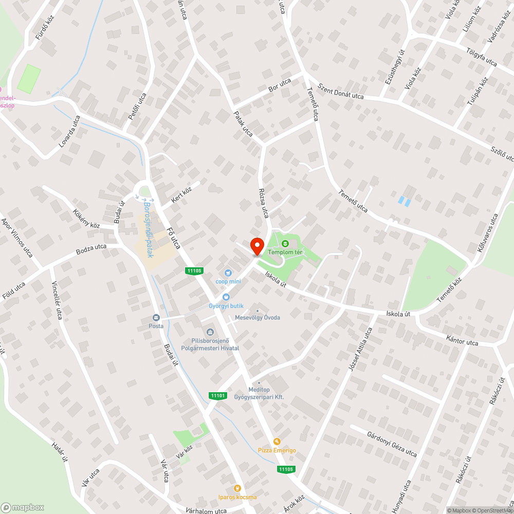 Szemetes utca bejelentés helye