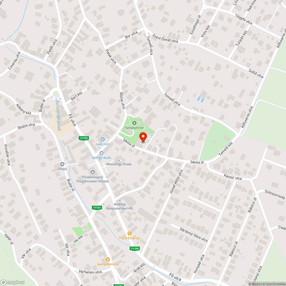 Veszélyes épület bejelentés helye