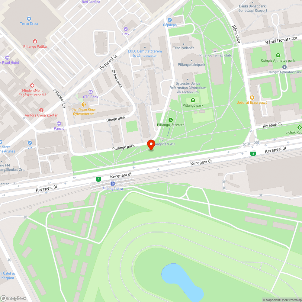 Kutyafuttató kiszakadt kerítése bejelentés helye