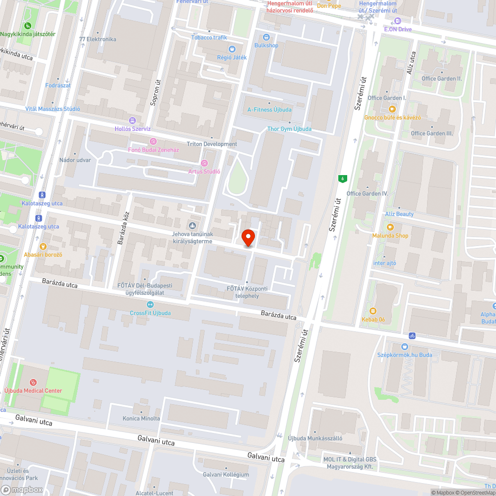 Be nem fejezett aszfaltozás a Kalotaszeg utcában bejelentés helye