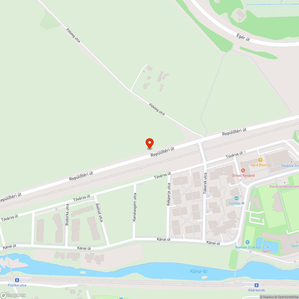 durvább aszfalthiányok a Repülőtéri úton bejelentés helye