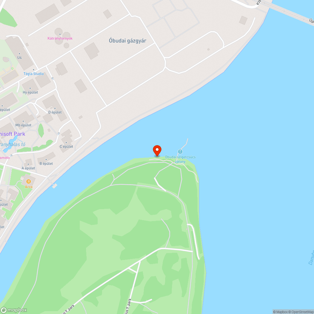 Félig kidőlt fák a Hajógyárin bejelentés helye