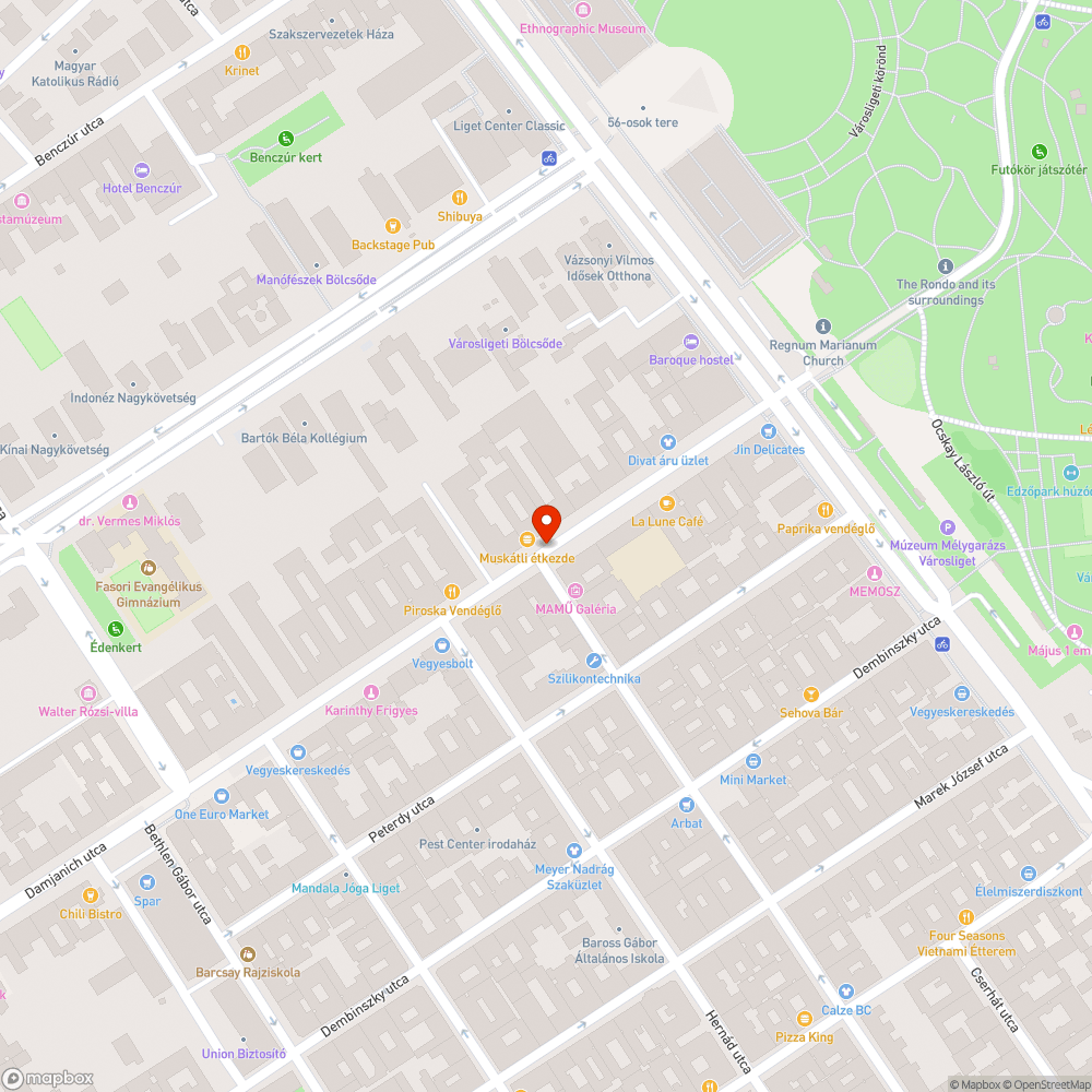 Hiányos zöldterület bejelentés helye