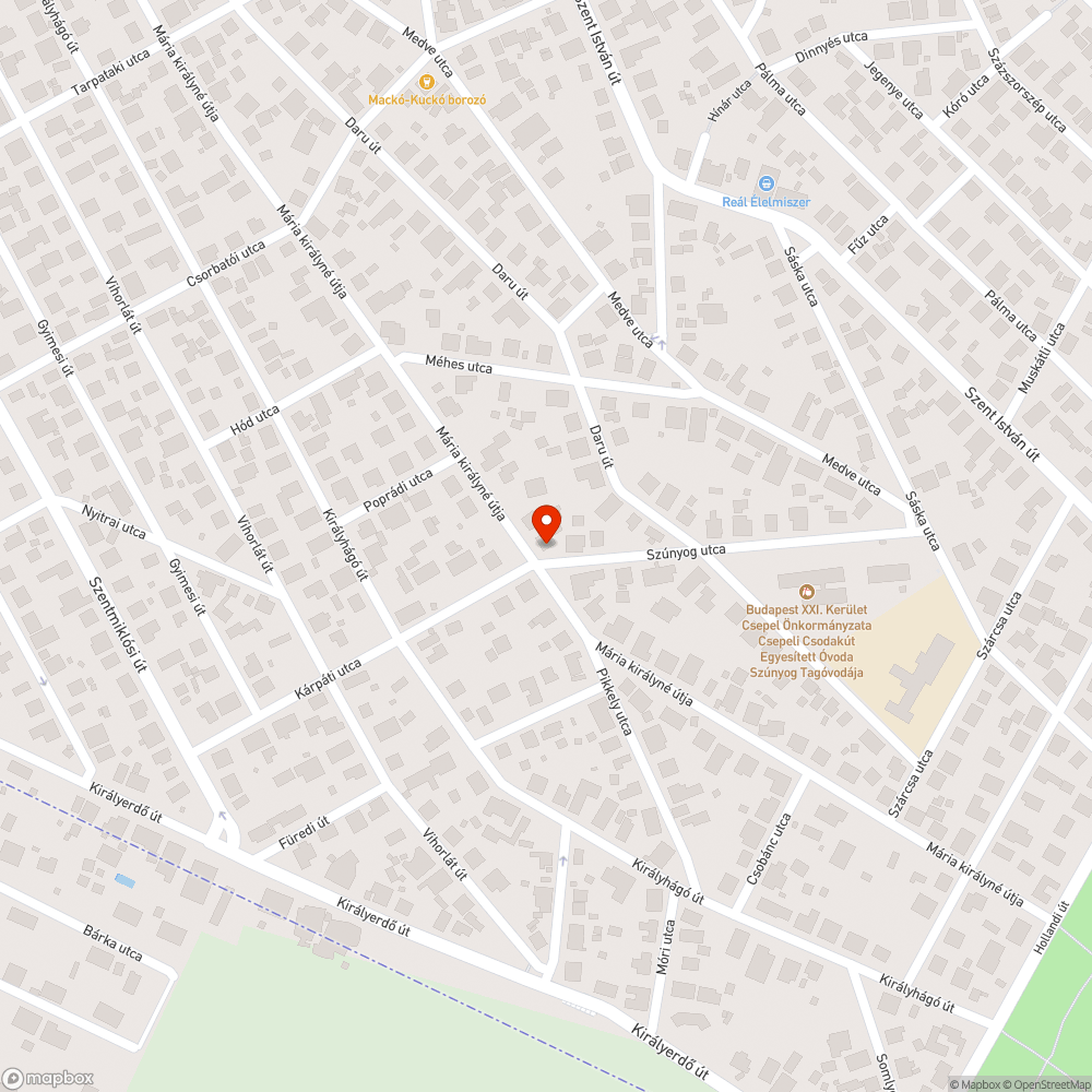 Tábla kihelyezése bejelentés helye