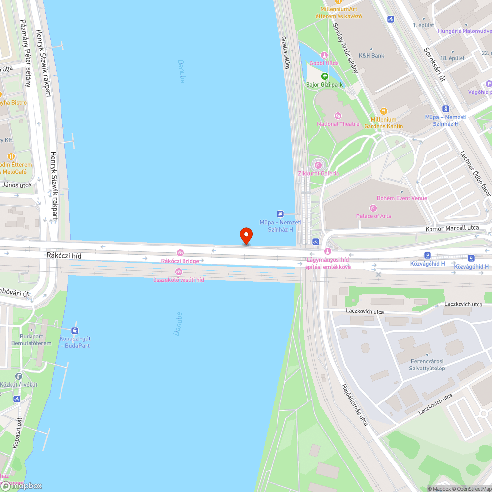 Hídon lévő keresztbe folyó aszfalt süllyedés bejelentés helye