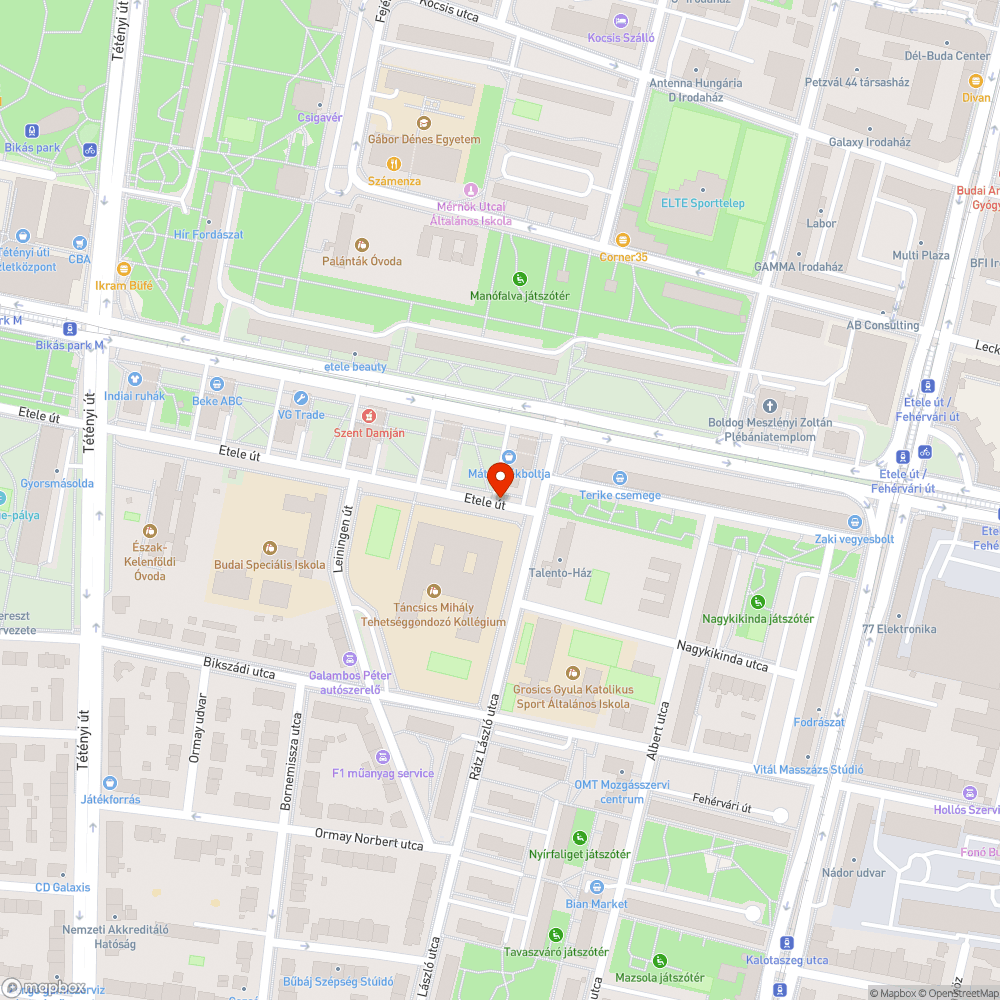 Elhagyott Ford bejelentés helye