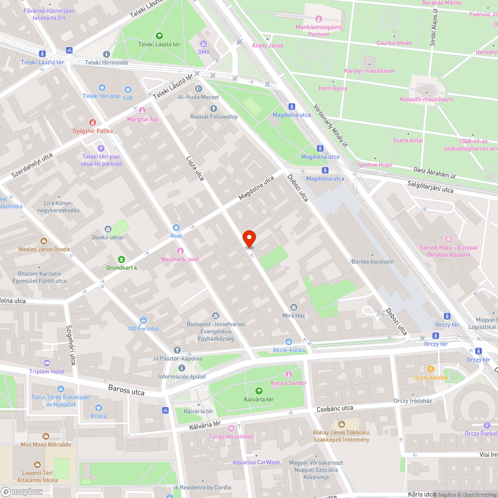 Szemetes utca bejelentés helye