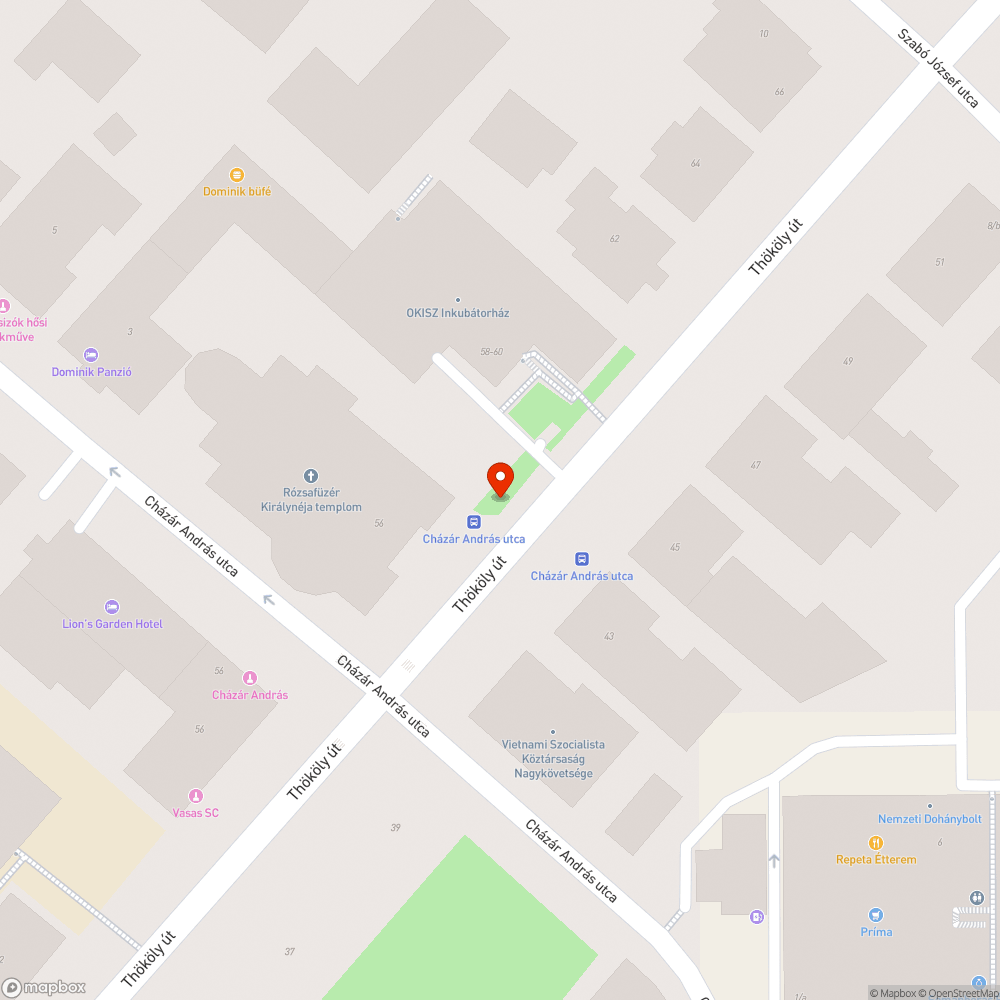 Buszmegálló higiénia bejelentés helye