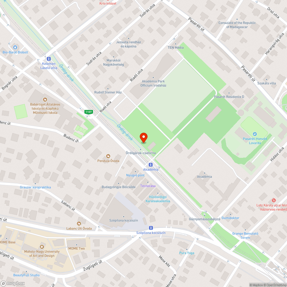 Szemét bejelentés helye