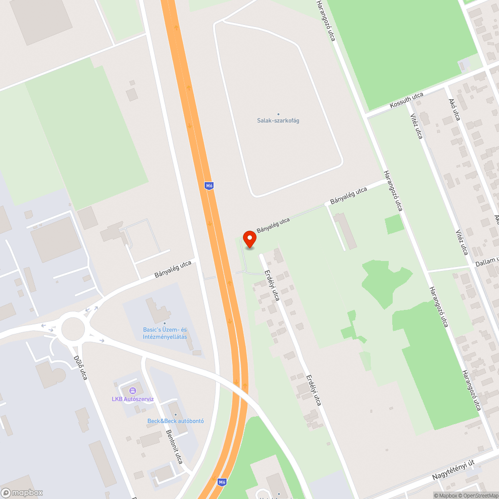 Illegális szemétlerakás bejelentés helye