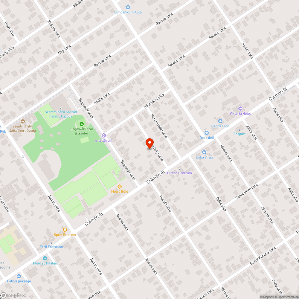 Leparkolt elhagyott autó bejelentés helye