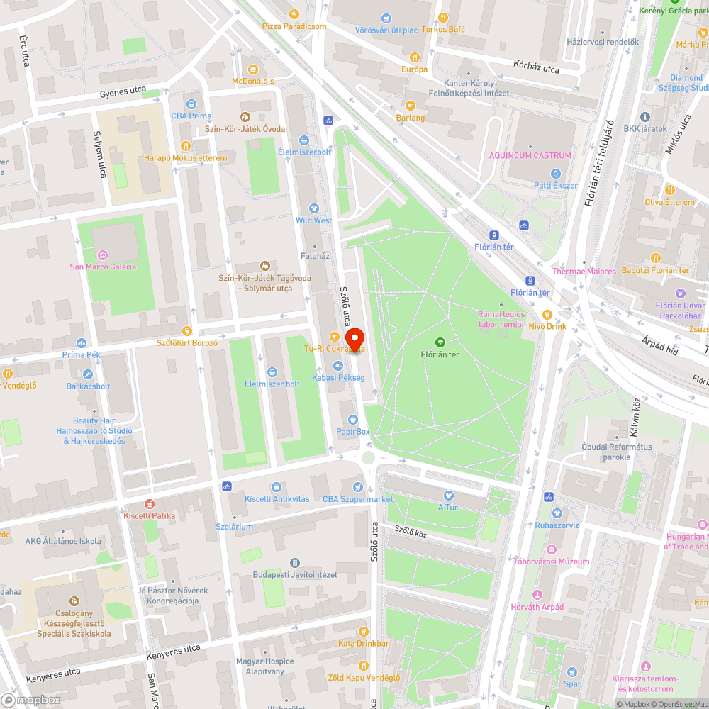 Hatalmas kátyú az út közepén bejelentés helye