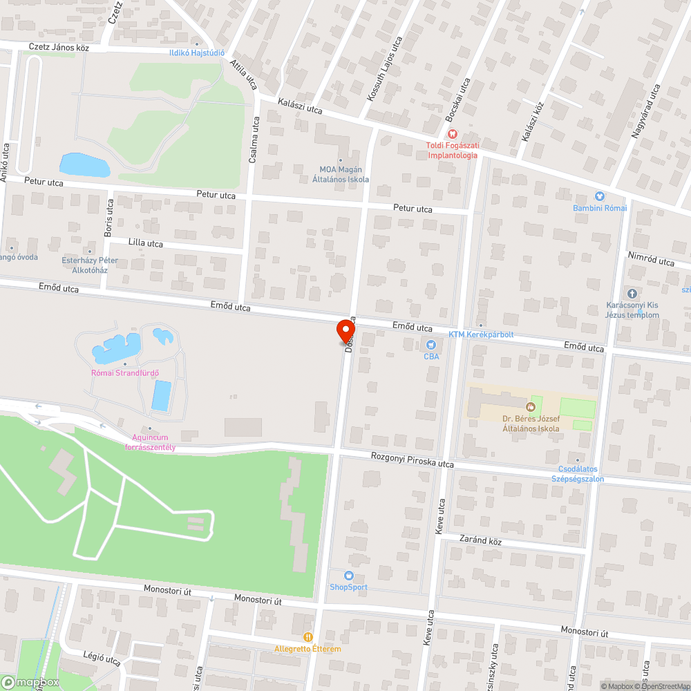 Barkas B1000 bejelentés helye