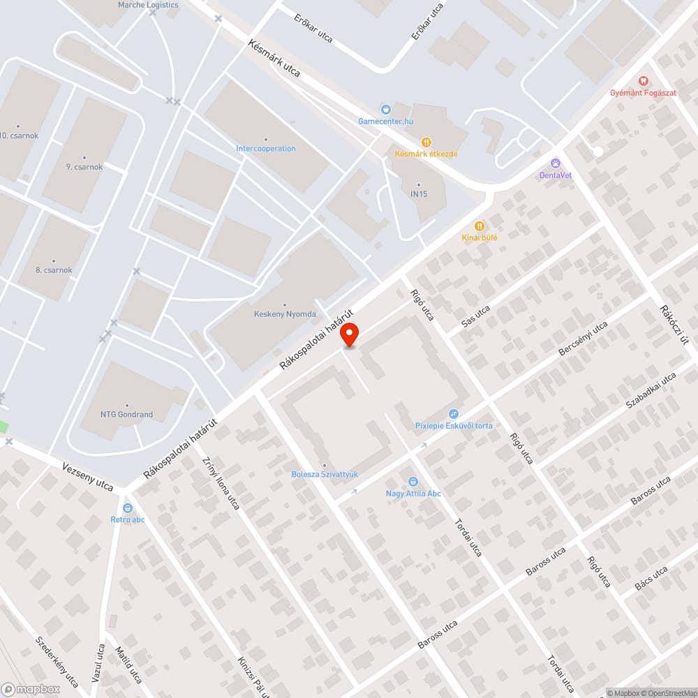 Törpe tűzcsap lakótelepen bejelentés helye