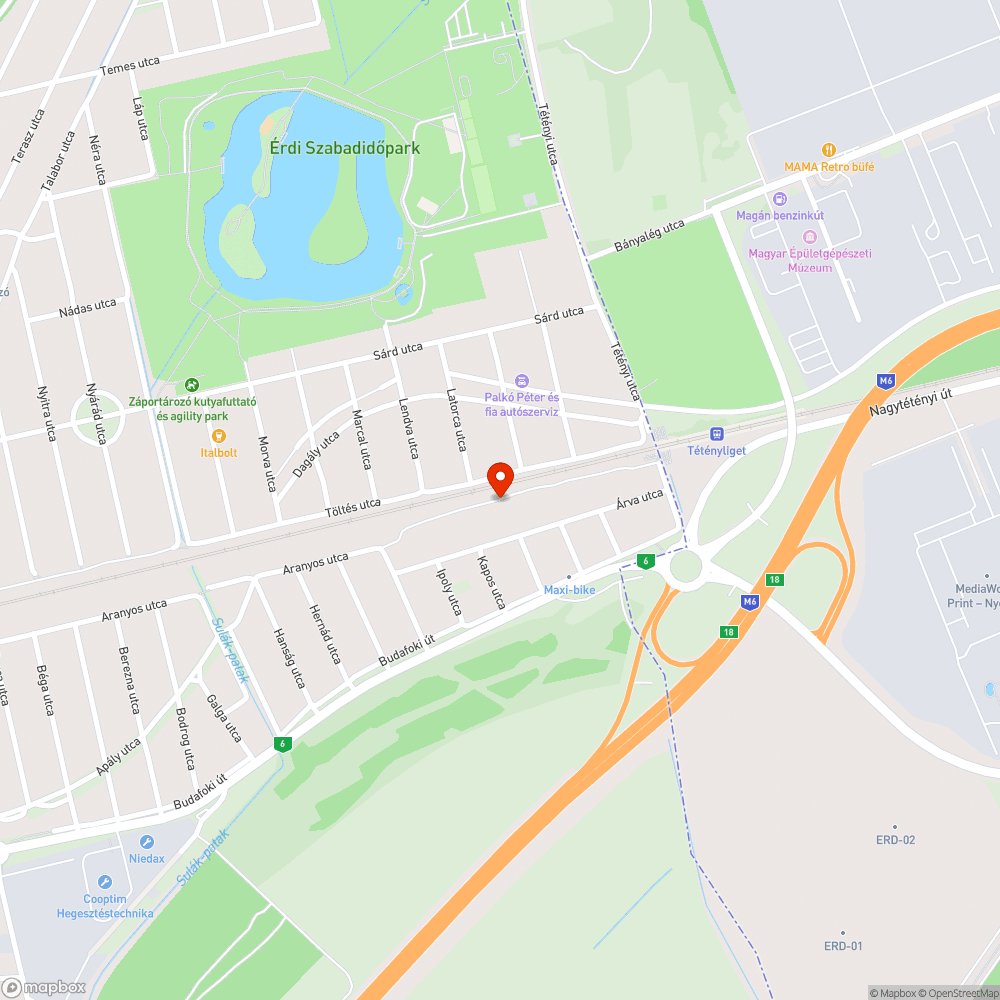 Kibelezett roncs bejelentés helye