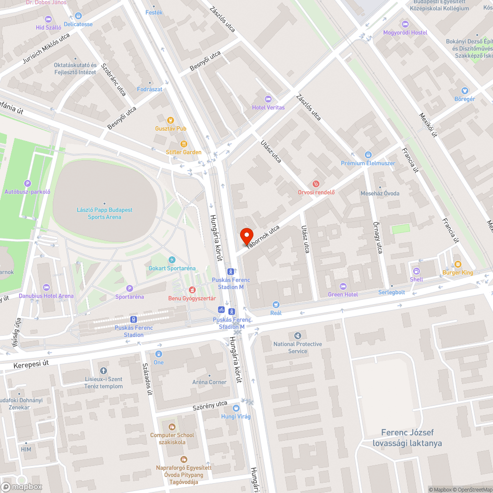 Lekopott útburkolati jel. bejelentés helye