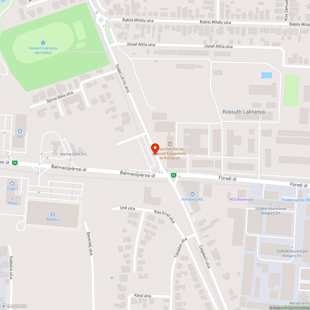 Kerékpárút hiánya bejelentés helye