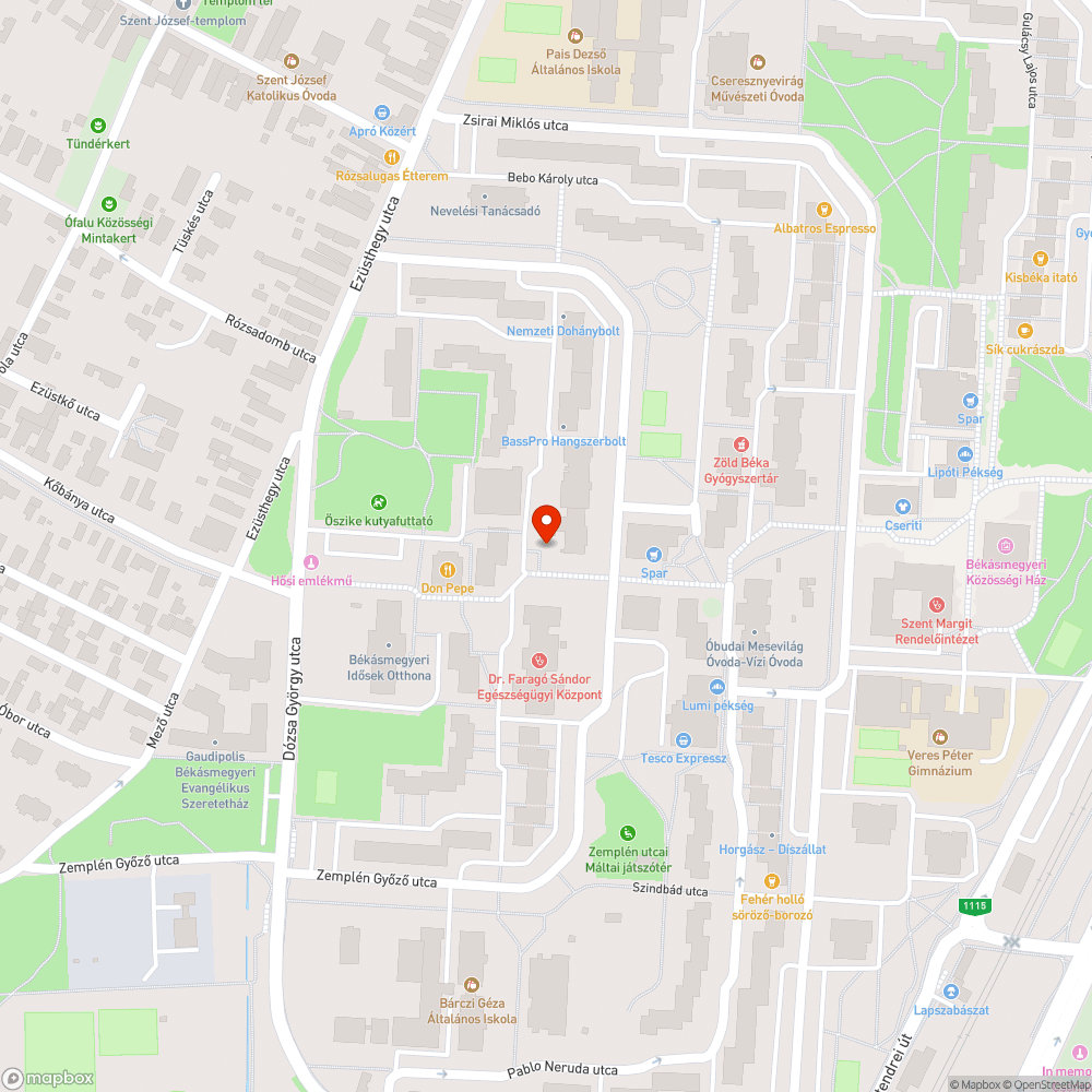 Bezuhanó fedlap bejelentés helye