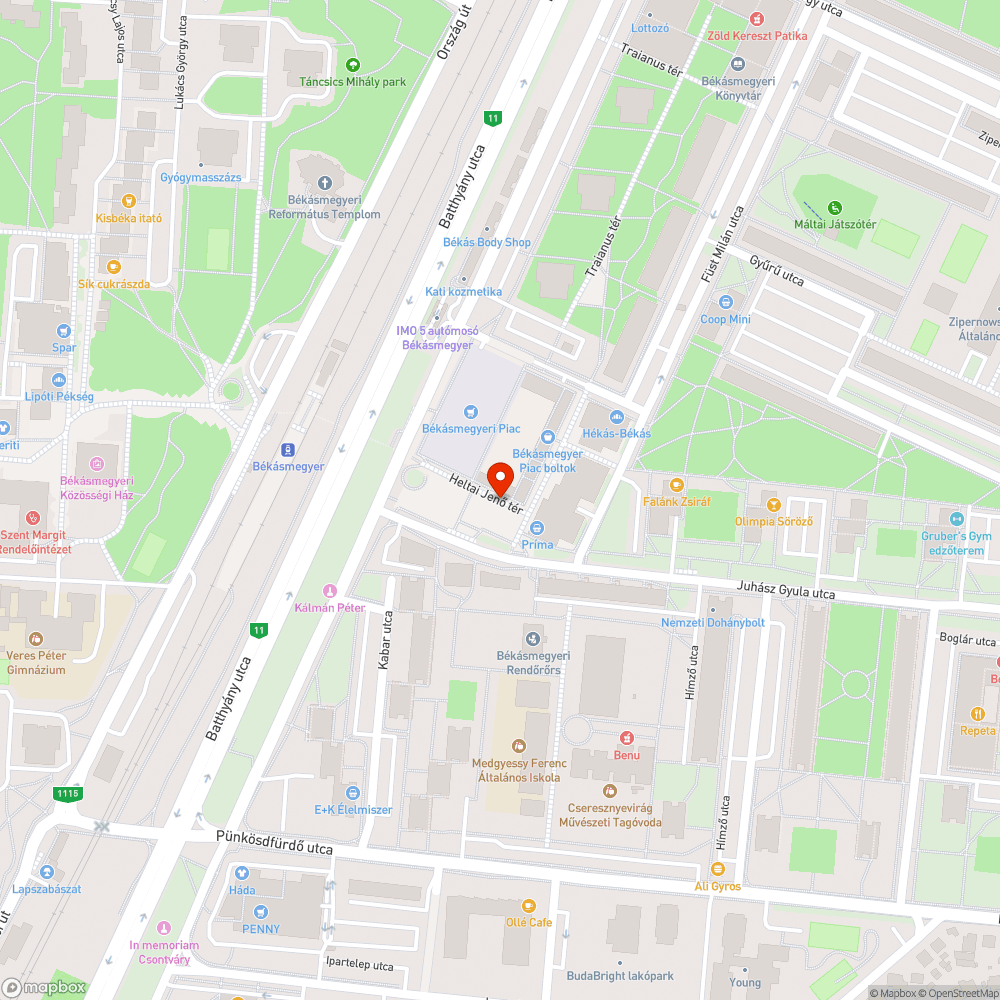 Botlásveszély bejelentés helye