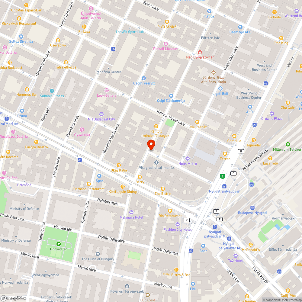 Oszlopokat a sarokra bejelentés helye