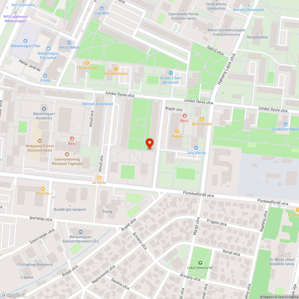 Ottmaradt bejelentés helye