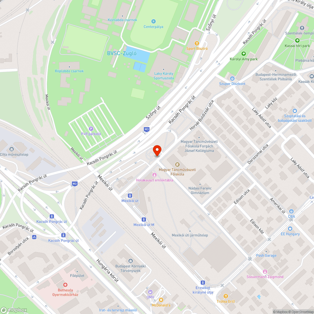 kidőlt tábla bejelentés helye