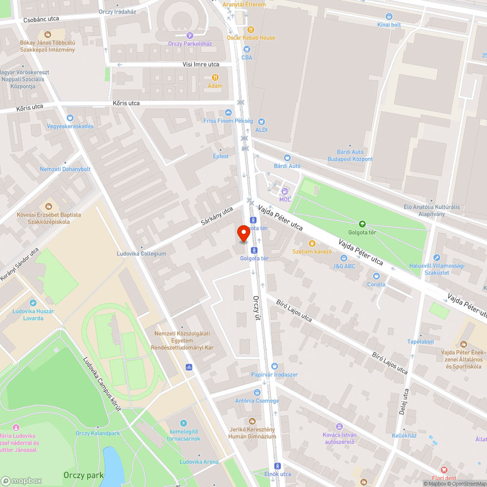 Elhagyott jármű közterületet foglal bejelentés helye