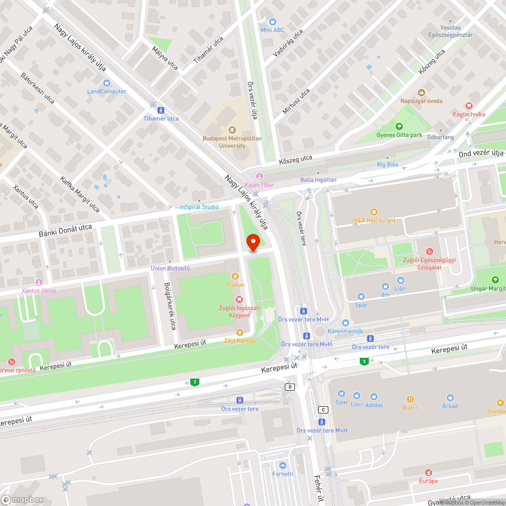 Elhagyott bevásárló kocsik bejelentés helye