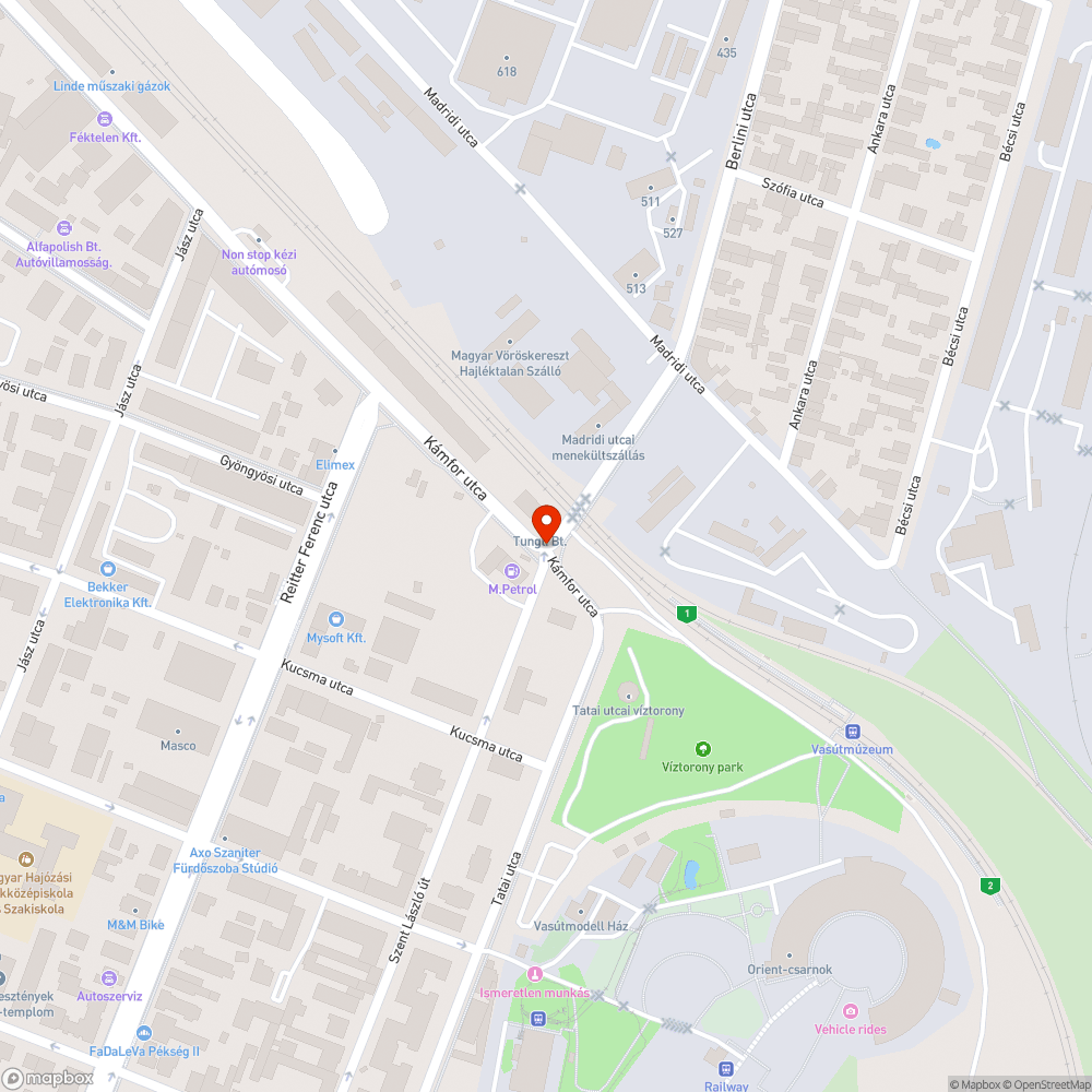 Vállalhatatlan kereszteződés bejelentés helye