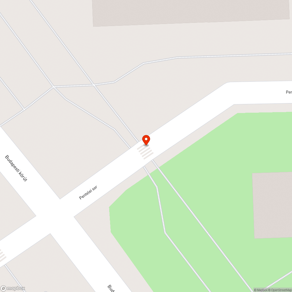 Gyalogos átkelőhelyen lévő kátyús úttest bejelentés helye