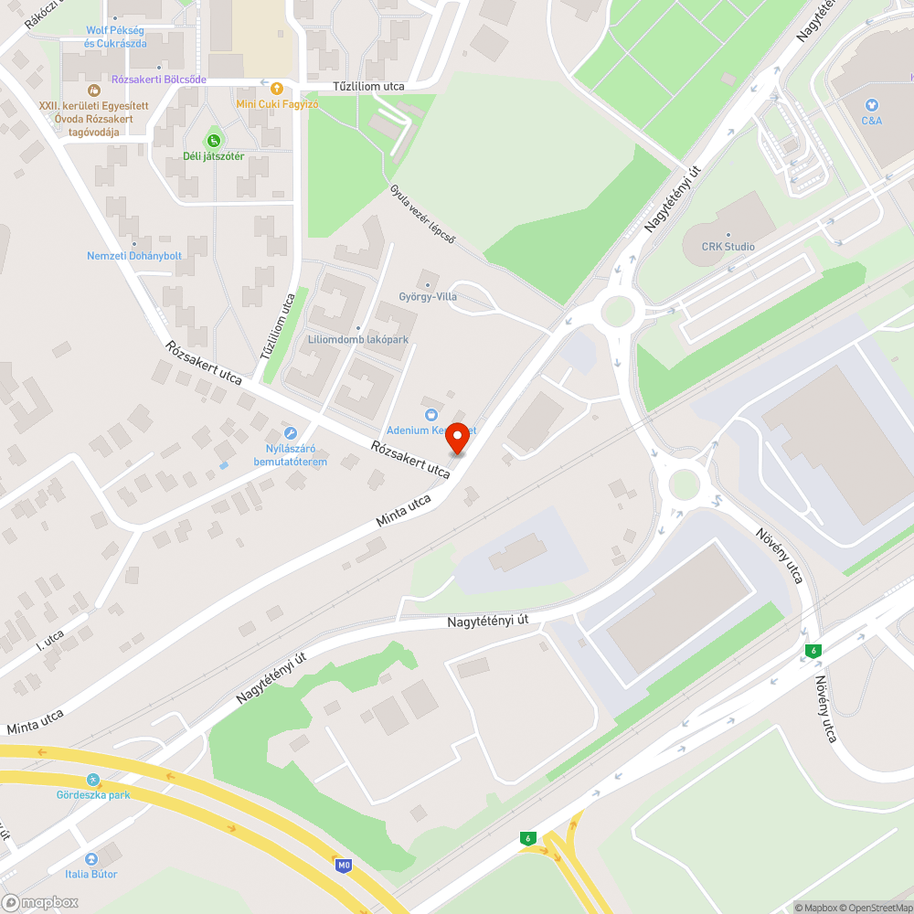 Firkás autóbusz megálló bejelentés helye