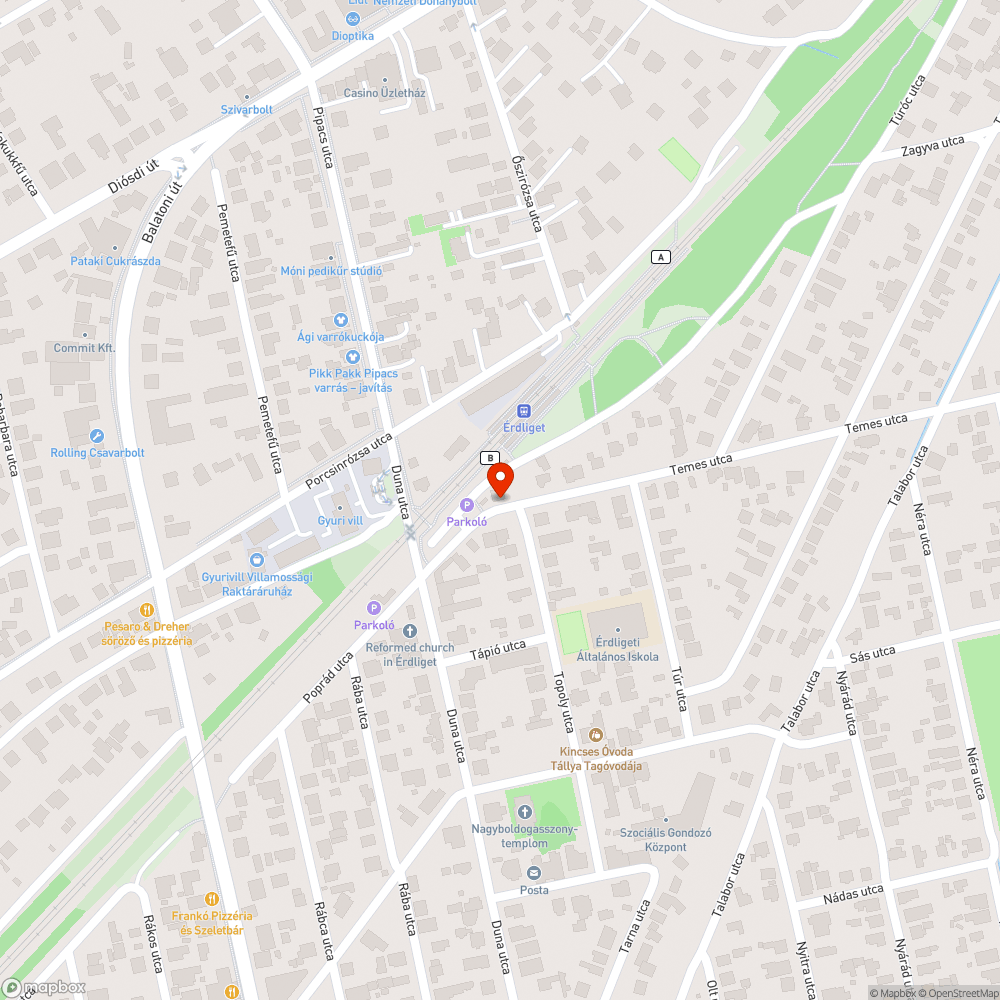 Szemét Érdligeti vasútállomás környékén bejelentés helye