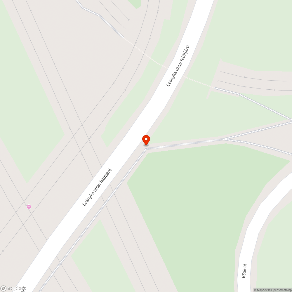 Felüljáró hulladék bejelentés helye