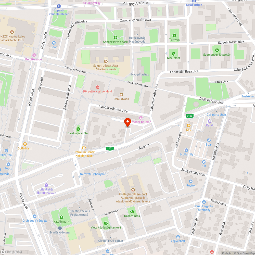 Elhagyott Seat bejelentés helye