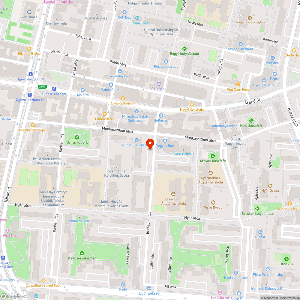 Elhagyott BMW bejelentés helye