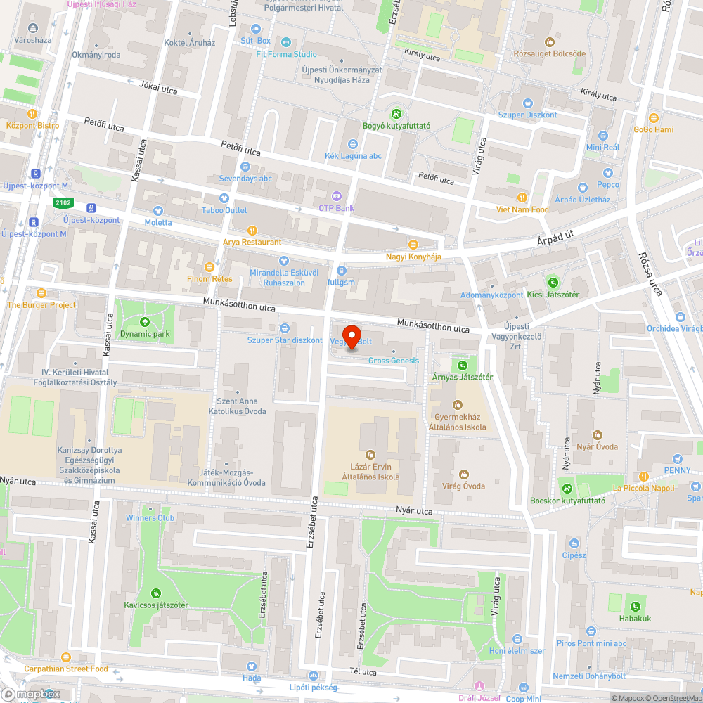 Elhagyott Alfa bejelentés helye