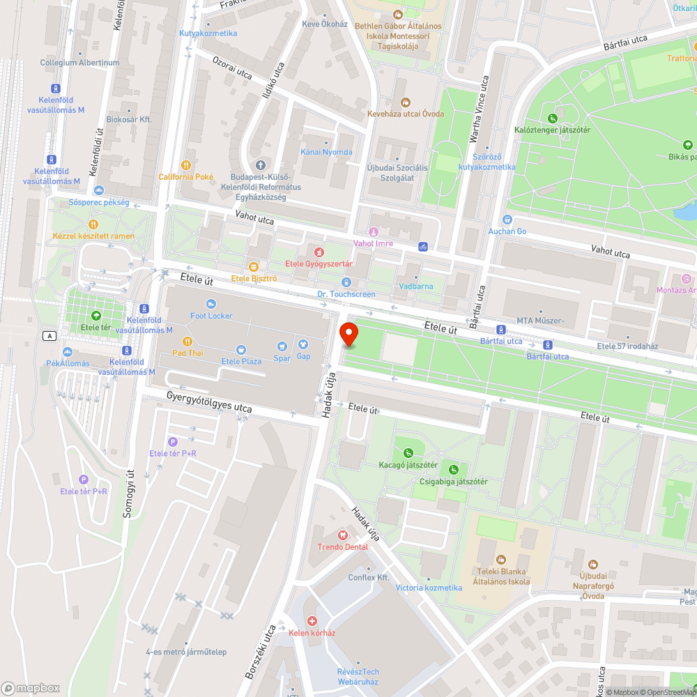 Zöldterületen parkoló járművek bejelentés helye