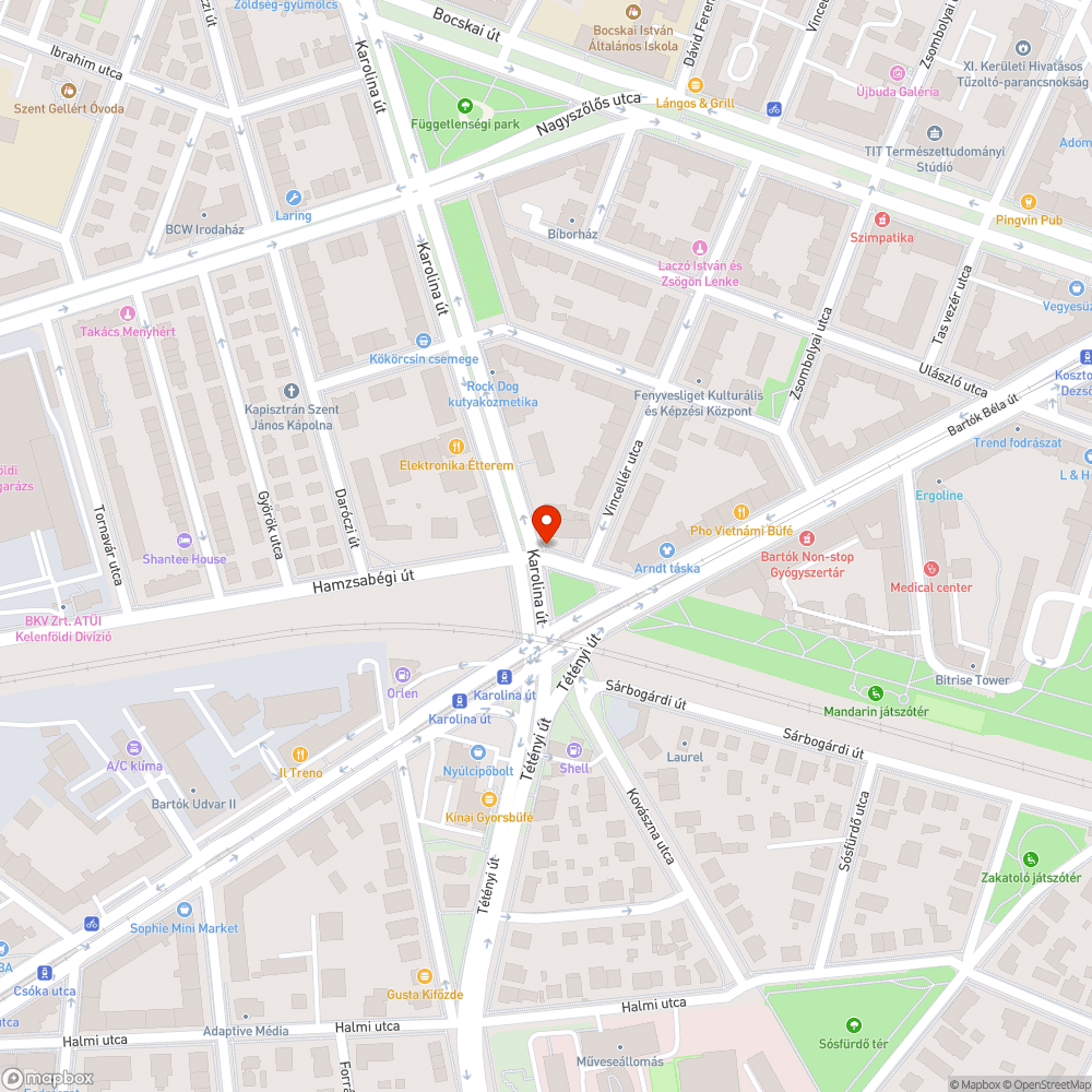 Kivágott parkolásgátló és pofátlan parkolás bejelentés helye