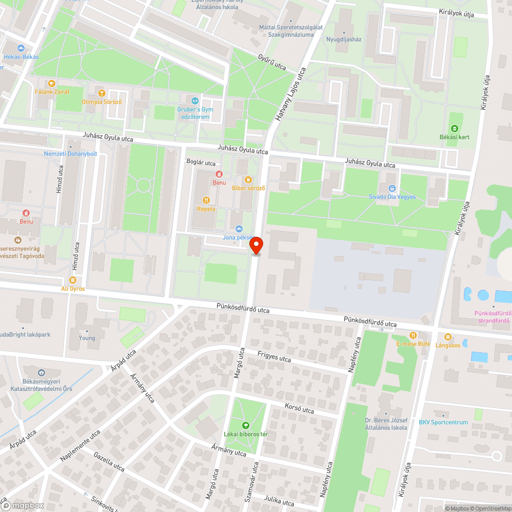 Szék maradványai bejelentés helye