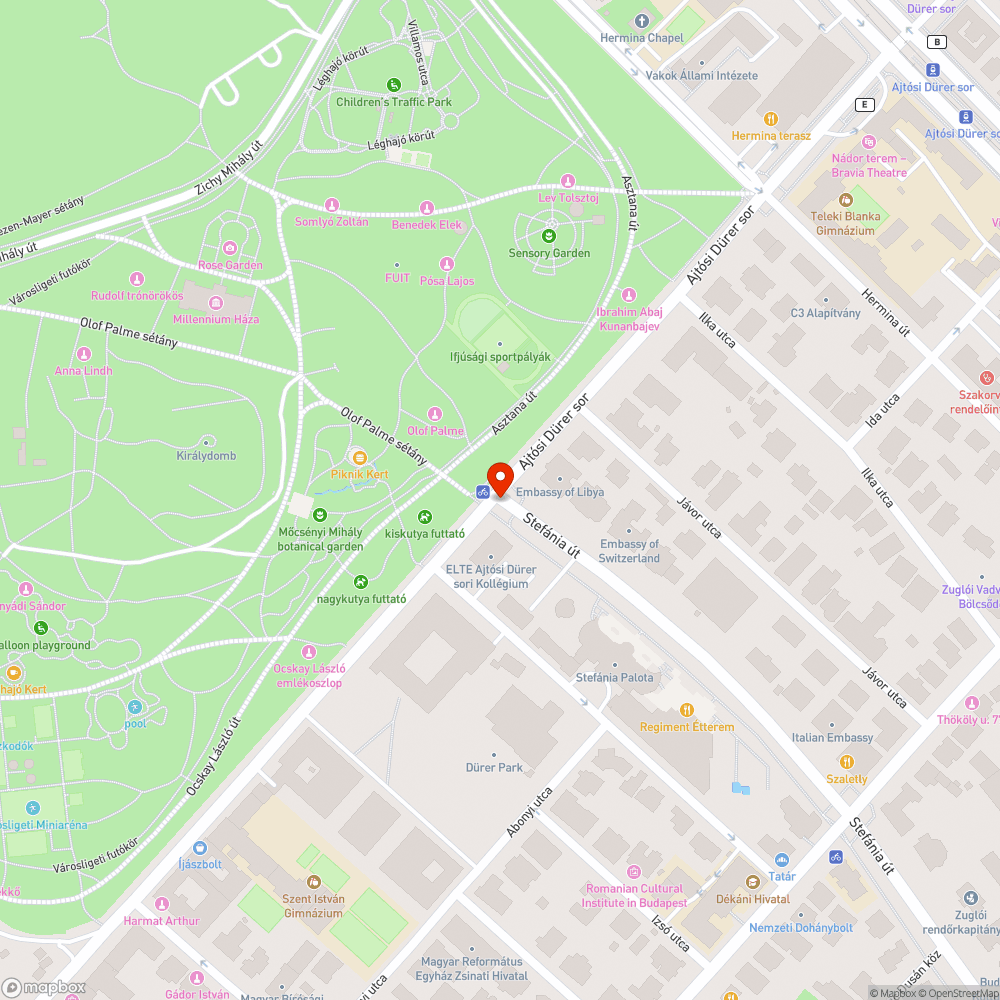 Hiányzó fa bejelentés helye