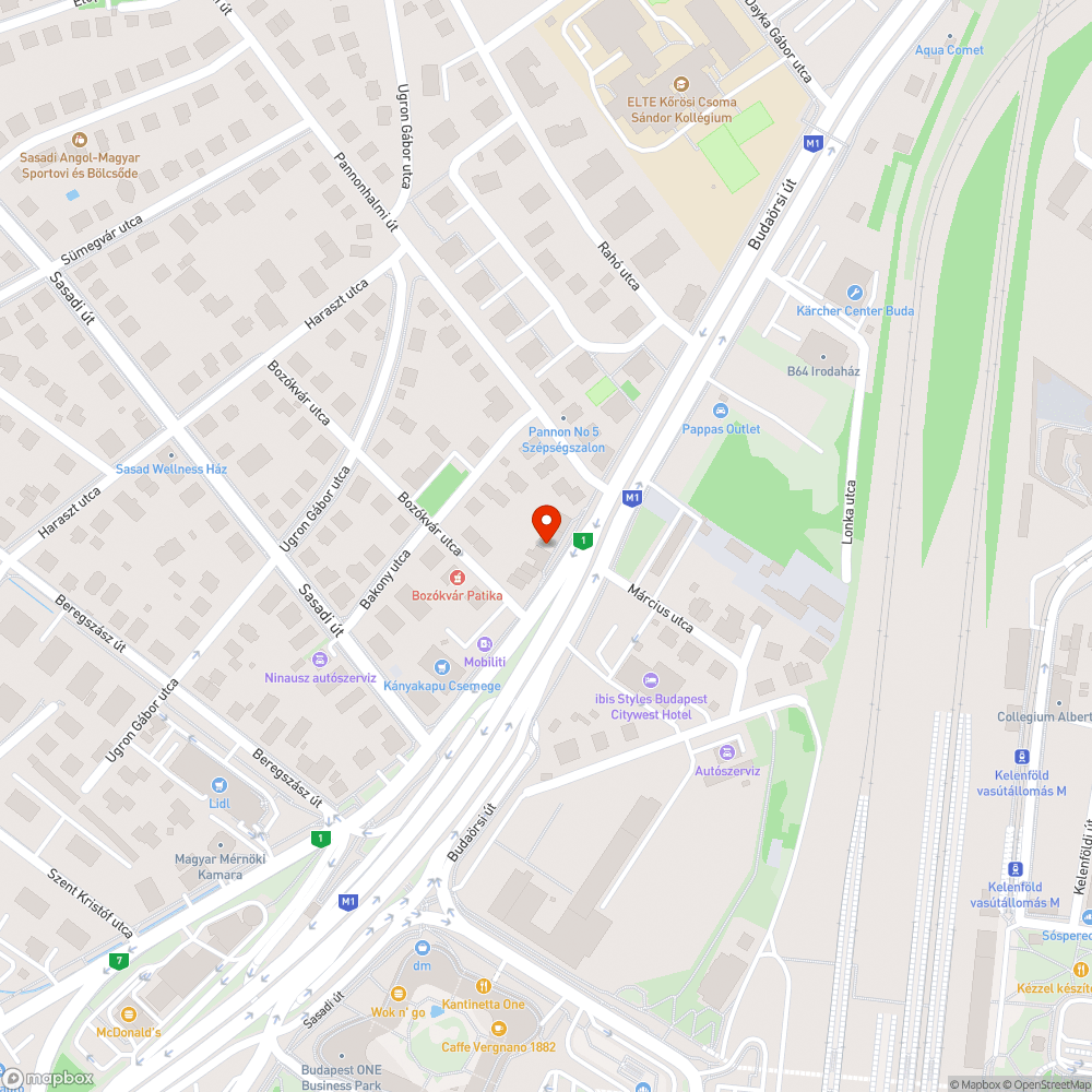 Összefirkált zajvédő fal a Budaörsi úton bejelentés helye