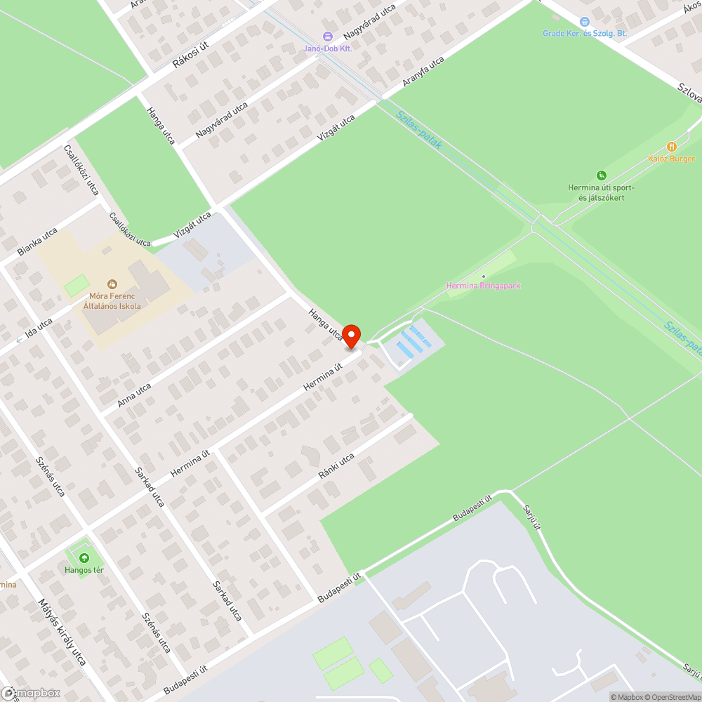 Eldugult víznyelők bejelentés helye