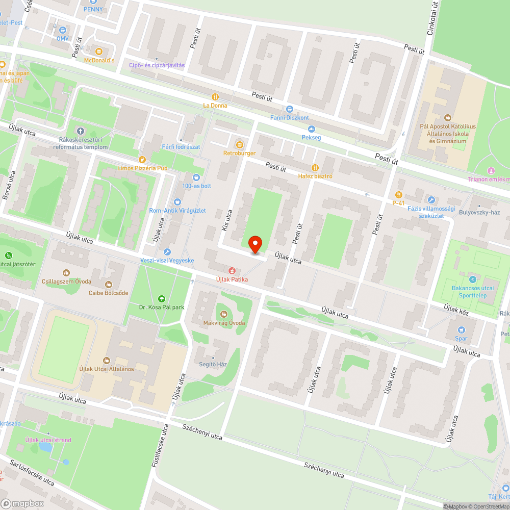 Rendszám nélküli bejelentés helye