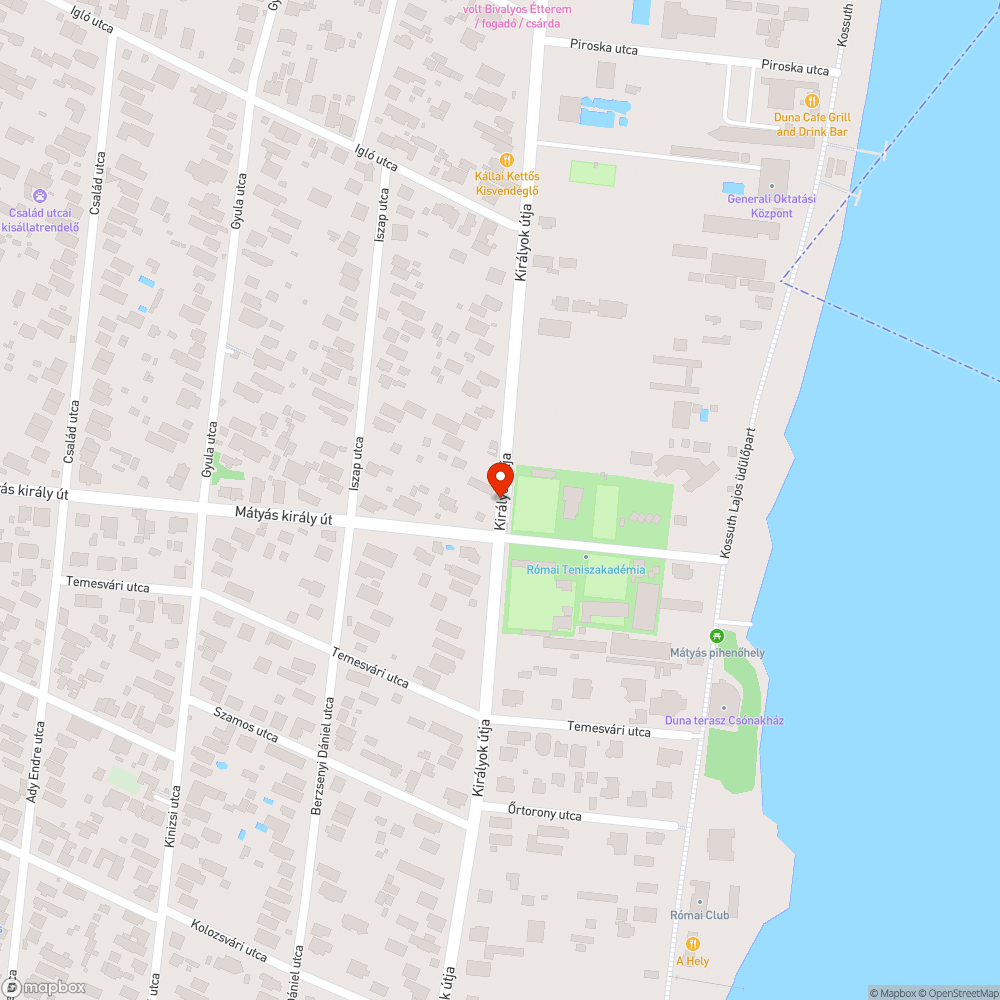 Gyalogos átkelés nagyon veszélyes zebra hiánya miatt 2.0 bejelentés helye