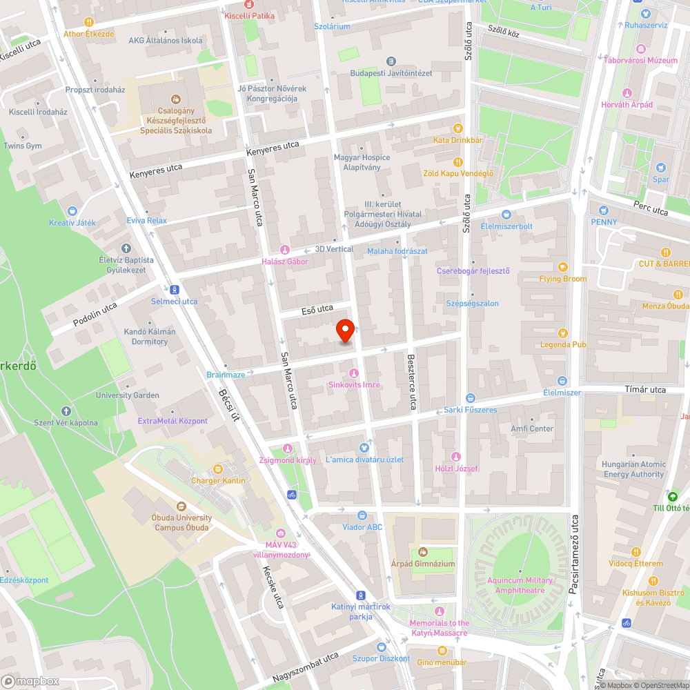 Keskeny járda bejelentés helye