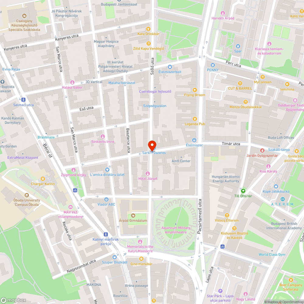 Leromlott járdaszakasz bejelentés helye