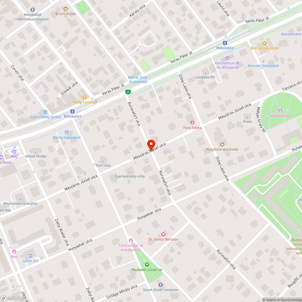 Füvön parkolás bejelentés helye