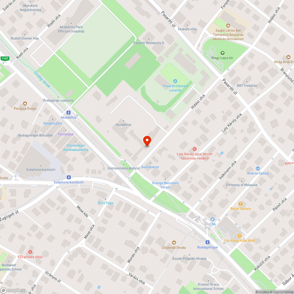 Elhagyott Corsa bejelentés helye