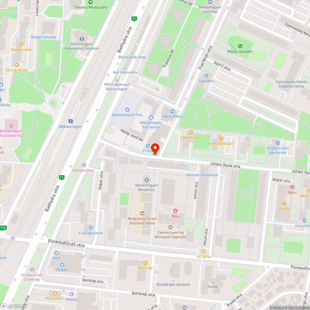 Tábla bejelentés helye